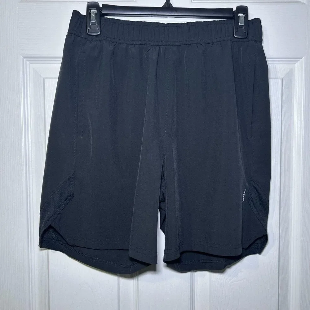 Balance Collection Shorts Men's Medium Black Lined Running Athletic Gym Stretch